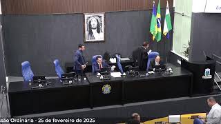 CÂMARA MUNICIPAL DE ITABAIANA-SE - SESSÃO ORDINÁRIA 25-02-2025