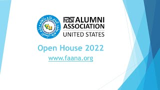 FAST-NU Alumni Association - US Open House 2022