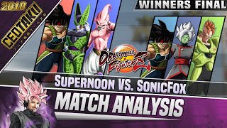 DBFZ Match Analysis: CEOtaku 2018 Top 8 WINNERS FINAL - Supernoon vs. SonicFox