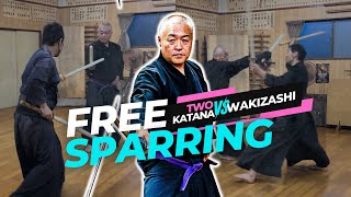 Let's BEAT Seki Sensei #1: Wakizashi vs. Two Katana (Free Sparring)