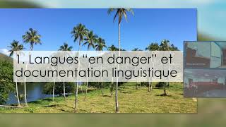Conférence 2023 « Les langues kanak : documentation, préservation et développement linguistique »