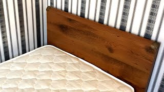 Assembling a wooden bed with a metal frame. Indiana JLOZ/90. Color: shooter oak. MatroLuxe Boom 2