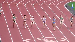 [4k]女子1部　200m　決勝　関東インカレ2022　2022年5月22日(日)