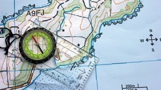 How to Navigate using a Compass and a Topographic Map