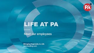 Life at PA – Träffa våra medarbetare | PA Consulting Sweden