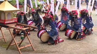 第５６回北上みちのく芸能まつり５日国見山口内鹿踊