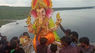 sarvaram village Ganesh🙏🙏 nimajjanam Sagar lo garigindhi 2022 in Telugu // pandu creations Telugu/)