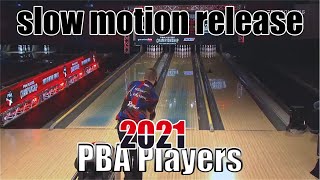 2021 PBA Players Central Game slow motion release - PBA Bowling