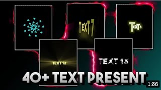 top 20 text animation presets link alight motion | top 10 text animation | new trending text preset