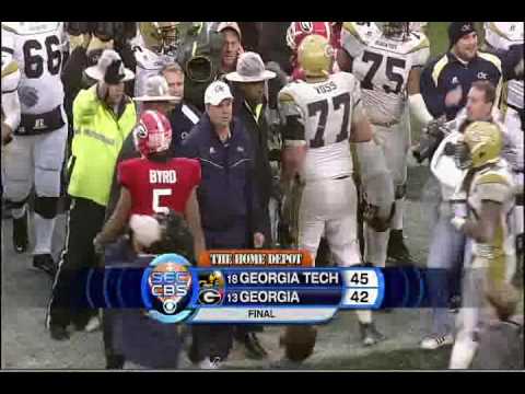 Georgia Tech Finally Beats Georgia - YouTube