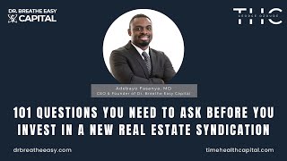 101 Questions You Need To Ask Before You Invest In A New Real Estate Syndication