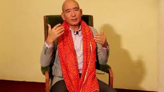 Anushka Sachdeva in conversation with Gen Lobsang Phuntsok La.