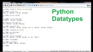 4. Python Datatypes- #sets,#dictionary, #python for beginners,#learn python,#python tutorial