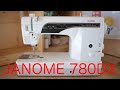 [JANOME 780DX] Janome occupational sewing machine review! (From unpacking to test sewing)