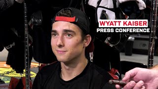 Wyatt Kaiser speaks on Day 5 of Training Camp | Chicago Blackhawks