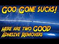 Two Great Products To Remove Old Adhesive. Because Goo Gone Sucks!