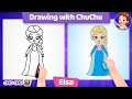 How to Draw Elsa - Drawing with ChuChu – ChuChu TV Drawing for Kids Step by Step