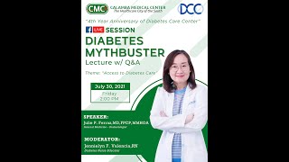 CMC Live Sessions: Diabetes Myth buster - Access to Diabetes Care