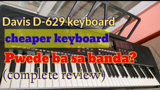 Davis D-629 keyboard complete review voice and style and button function...tagalog demo...