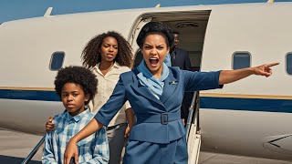 Flight Attendant Kicks Black Billionaire Family Off Plane, Not Knowing They Own the Airline!