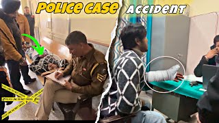 LIVE ACCIDENT OF ​⁠@amit_love_to_dance  ||badly crashed with barricade ||￼