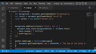Javascript Worker Threads Example to Implement Concurrency & Parallelism Using PostMessage API