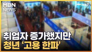 10개월 만에 고용 증가폭 커졌지만…청년 취업은 '한파' [MBN 뉴스7]