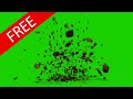 Free Download VFX Bouncing Debris green screen