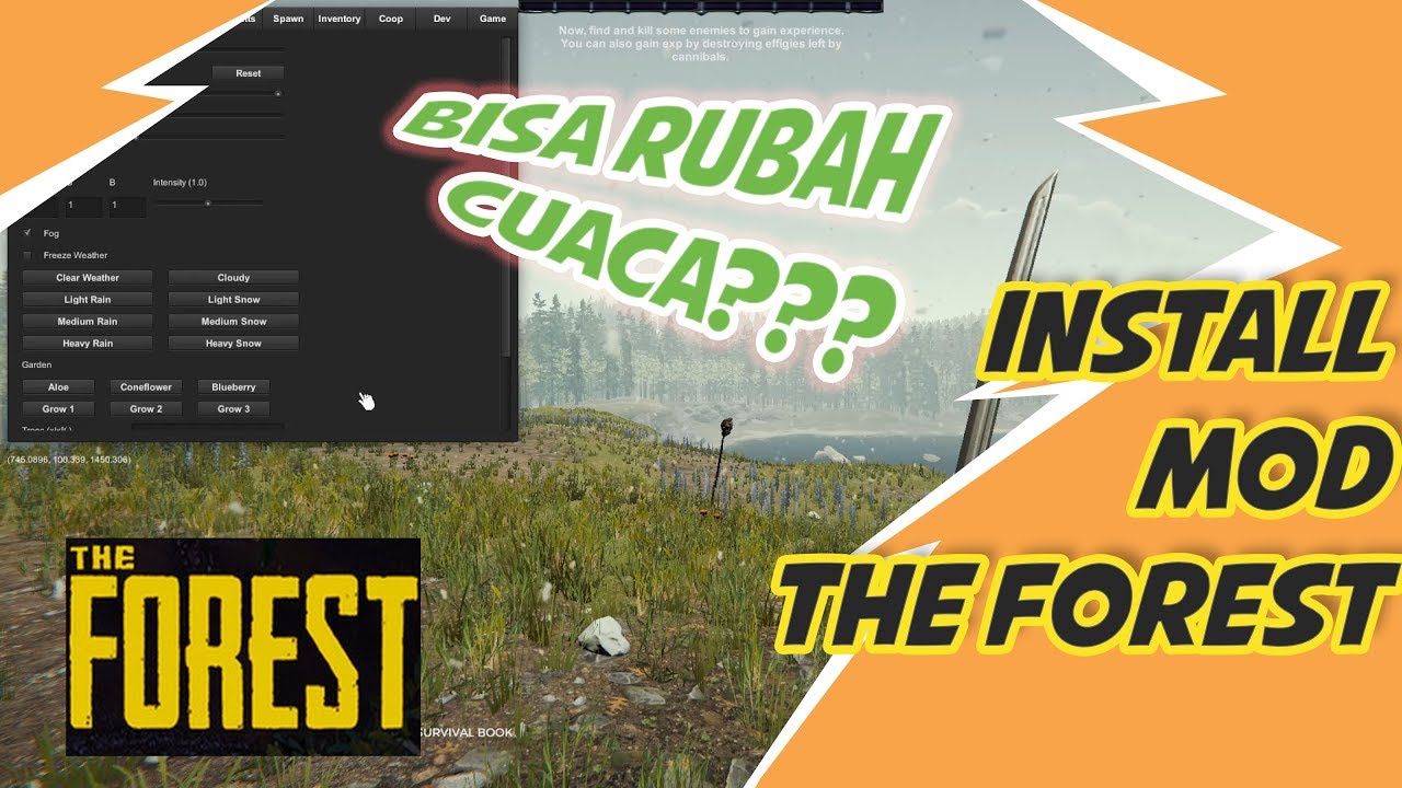 Tutorial Instal Mod Api The Forest The Forest Indonesia Youtube