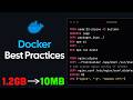 Docker Image BEST Practices - From 1.2GB to 10MB