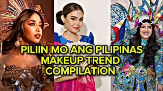 Piliin mo ang Pilipinas🇵🇭 Makeup Trend Compilation 💖 #transition#trending#makeuptransition#pilipinas