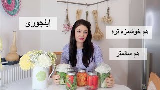 چطوری از هر چیزی بدون سرکه ترشی درست کنیم سالمتر سریعتر و خوشمزه تر شامل همه میوه و سبزیجات (تخمیر)