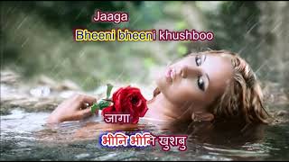 Bheega Bheega Mausam - Suraag - Karaoke Highlighted Lyrics (Hindi & English)