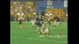 1984 Chicago Bears SS Todd Bell hit during NFC playoffs vs Redskins