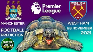Manchester City vs West Ham ⚽️ Premier League 2021/22 🐢 Turtle Football Predictions