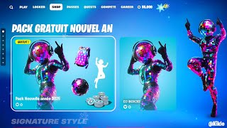 Fortnite OFFRE ce SKIN GRATUIT pour la NOUVELLE ANNÉE !!