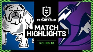 Canterbury-Bankstown Bulldogs v Melbourne Storm | Match Highlights | Round 18, 2013 | NRL