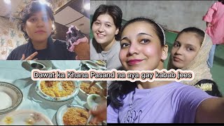 Dawat me ki masti ||kababjees per khaya Khana dawat per Pasand nhi aya Khana |Memon vlogs