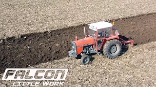 Duboko oranje DRONE VIDEO - Deep winter plowing - Tractor IMT 577 aka God Father - Plow IMT 757