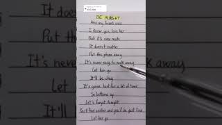 Dean Lewis - Be Alright (Lyrics Music 2021)
