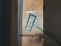 Blue Sim Tray For Samsung A70