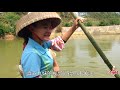 qiao woman 9 sister husband casts a net to catch fish