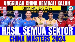 WOW UNGGULAN CHINA KALAH LAGI‼️Hasil JOJO VS CHINA.! Hasil Semua Sektor Perempat Final China Masters