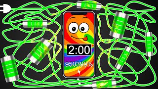 Overcharging Phone Battery !!950399% [2 Minute Timer Bomb] ⚡