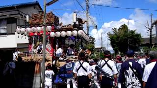 20120916‐1‐18　やわたんまち　神明町の山車も昼食です