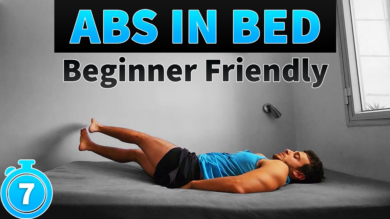 ABS IN BED - 7 Min. Ab Workout Before Bed | Abs For Beginners | Abs ...