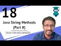 Java for Selenium : 18. Java String Methods | Equals |  CompareTo | CharAt | IndexOf | Part 2