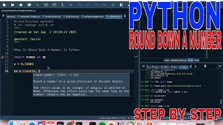 ✅ How To Round Down A Number In Python 🔴