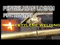 Tips pemula.PENGELASAN OAW”tips dan cara mengelas pipa Kuningan/tips and how to weld brass pipe#