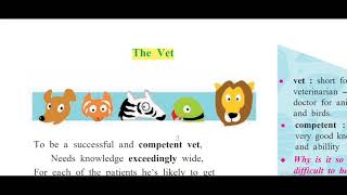 The Vet | 8th Standard English Poem explained in Marathi by RV sir